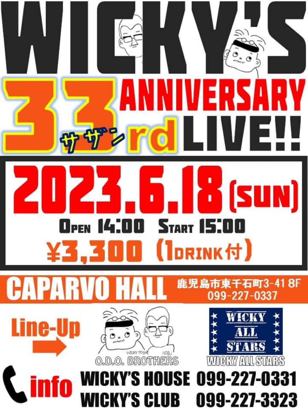 Wicky All Stars 33th Aniversary Live